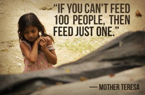 If you can't feed 100 people...