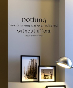 look at this Belvedere Black 'Nothing Without Effort' Wall Quote ...