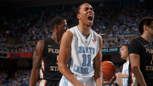 Brice Johnson had 18 points and 14 rebounds in 23 minutes.