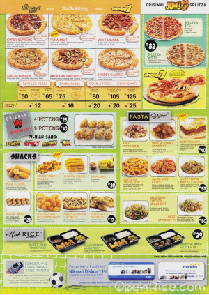 Pizza Hut Delivery Menu