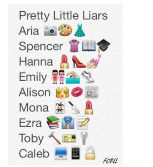 pretty little liars emojis pic twitter com vs78eayzmz