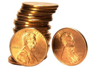 It's Raining Pennies from Heaven! It's Lucky Penny Day! George W ...