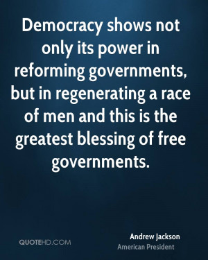 ... race of men and this is the greatest blessing of free governments