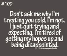 ... getting my hopes up and being disappointed follow us for more quotes