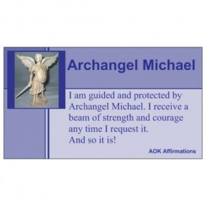 Archangel Michael Affirmation Magnet AU$3.00 CLICK HERE: http ...