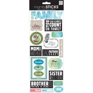 ... Stickers Mixed FamilyMe & My Big Ideas Sayings Stickers Mixed Family