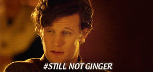 doctor who matt smith Eleven David Tennant ten still not ginger