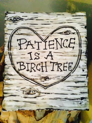 Birch Bark Quote Plaques