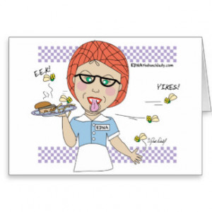Lunch Lady - Nut Greeting Card