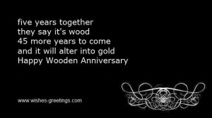 5th wedding anniversary quotes and sayings invitation wordings
