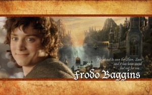 Frodo Baggins Wallpaper by drkay85