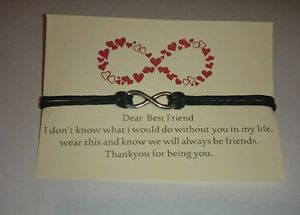 Best-Friend-Gift-With-Sentimental-Quote-Friendship-Bracelet-Infinity ...