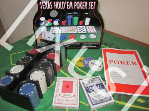 Texas Holdem Poker Set for Playing (200 chips)★★