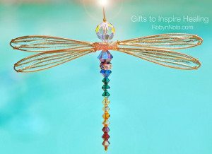 Dragonflies are reminders that we are light and can reflect the light ...