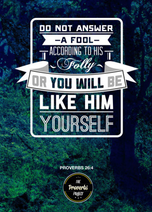 ... turning proverbs from the Bible into attractive typographic posters