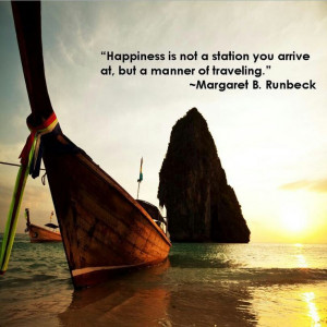Happiness Is not A Station