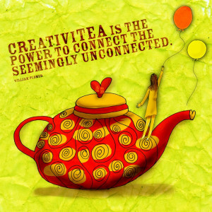 you see things differently. Connect the unconnected. Original quote ...