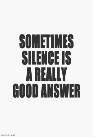 Quotes On Silence