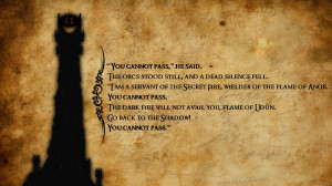 gandalf tower text grunge quotes sauron the lord of the rings