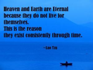 Taoism Quotes On Love Tao te ching chapter 7