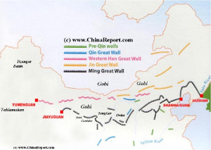 the great wall of china is one long continuous wall it s