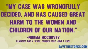 Norma McCorvey, 