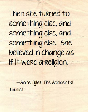 Anne Tyler, The Accidental Tourist