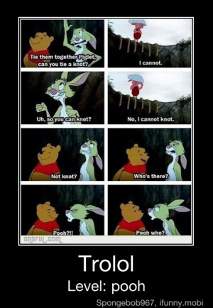 funny comic] Troll (Level : Pooh )