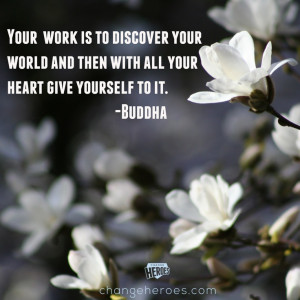 Beautiful Buddha quote about living with purpose