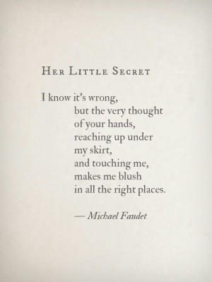 Her little secret...