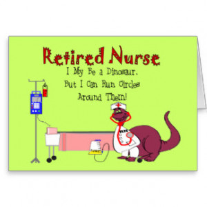 Retired Nurse Gifts Greeting Card