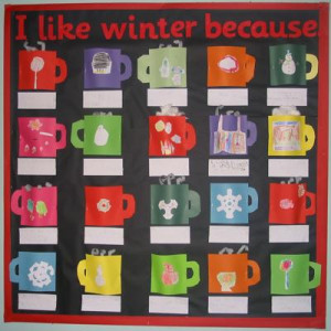 Winter Bulletin Boards