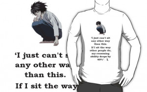 TotoroXkawaii › Portfolio › Death Note - L + Quote