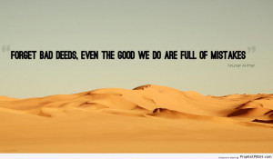 Forget Bad Deeds (Nouman Ali Khan Quote) - Islamic Quotes ← Prev ...