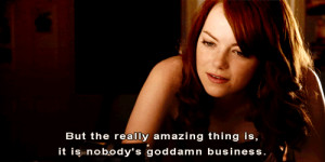 easy a, emma stone, quote