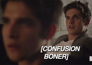 Isaac confusion boner Teen Wolf