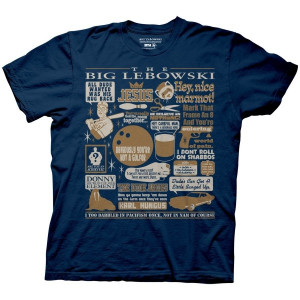 The Big Lebowski Quote Mashup T-Shirt
