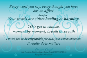 Posted in Conscious Communication