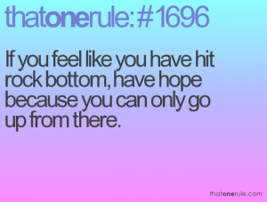Hitting Rock Bottom Quotes Image Search Results Picture
