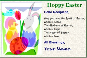 Free Easter Card Pattern - easter quotes, easter sayings ...