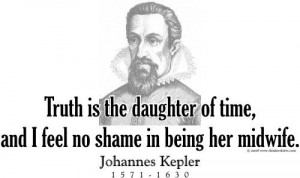 ThinkerShirts.com presents Johannes Kepler and his famous quote 