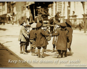 INSPIRATIONAL QUOTE for the Graduate - Historic Photograph of Children ...