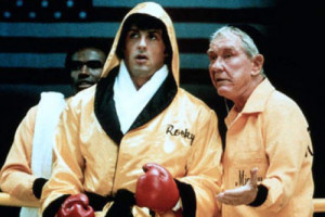 Trainer Mickey Goldmill in the Rocky films.