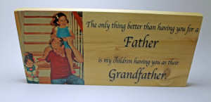 Father Son Quotes For Scrapbooking Gift for grandpa: father