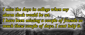 College Friend Sad Quotes Picture