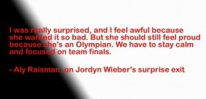 Jordyn Wieber Gymnastics career faces major challenge? Quote by Aly ...