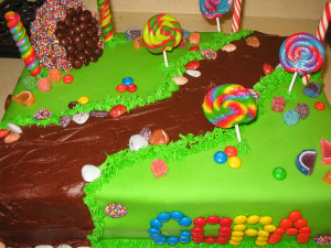 Candy Themed Birthday Cake...
