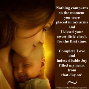 ... Complete Love and indescribable joy filled my heat from that day on