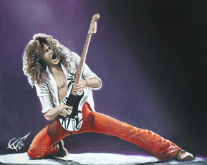 Eddie Van Halen Painting