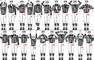 football referee signals chart
